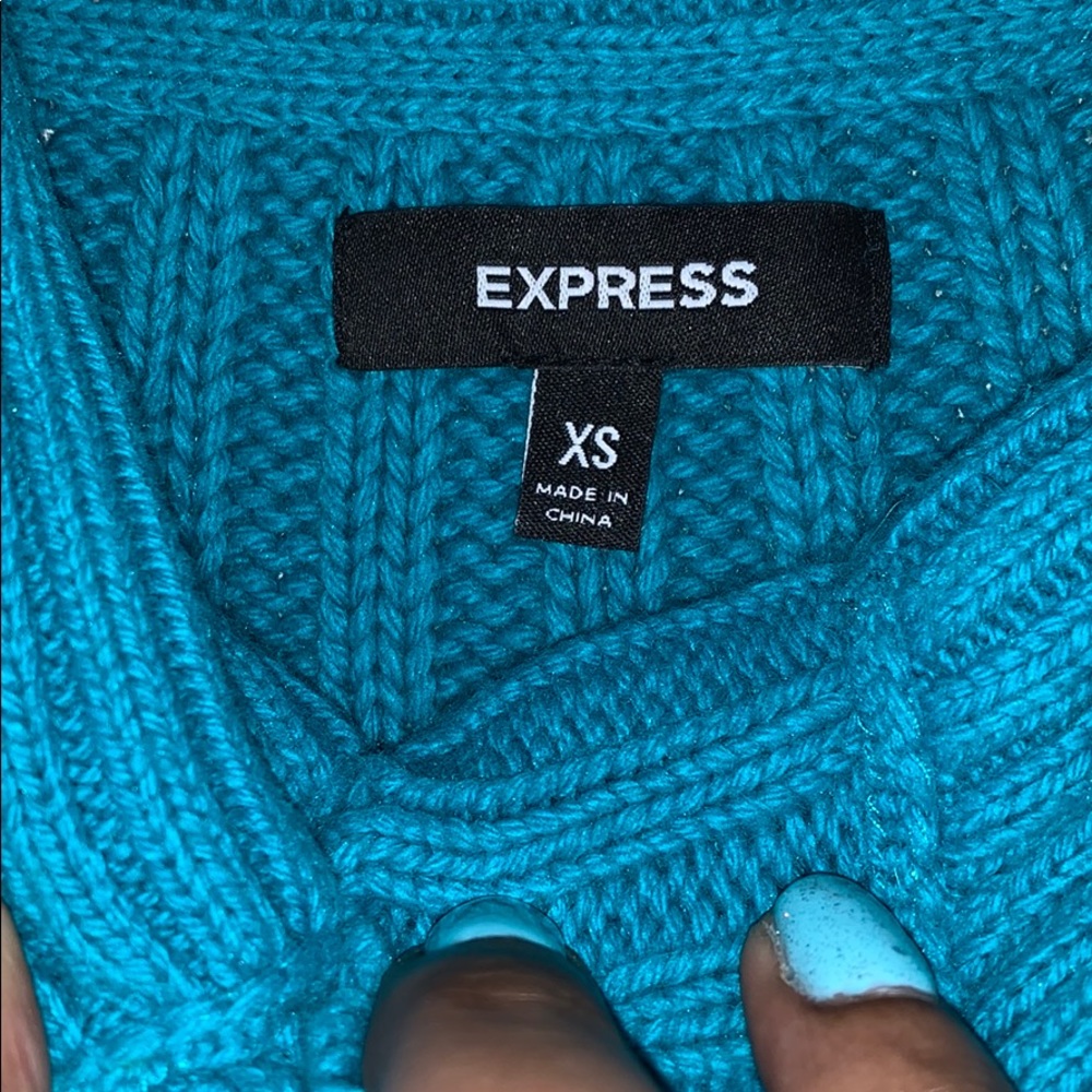 Express sweater Turquoise - Picture 4 of 5